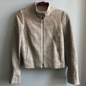 JAC designer cropped linen jacket/blazer